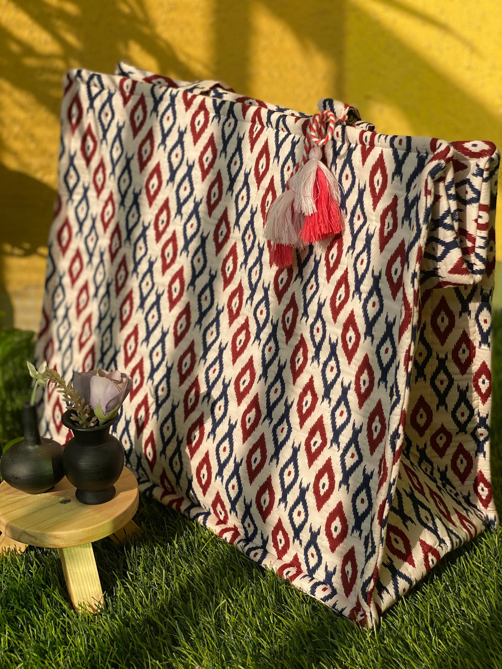 Ikkat Tote Bag