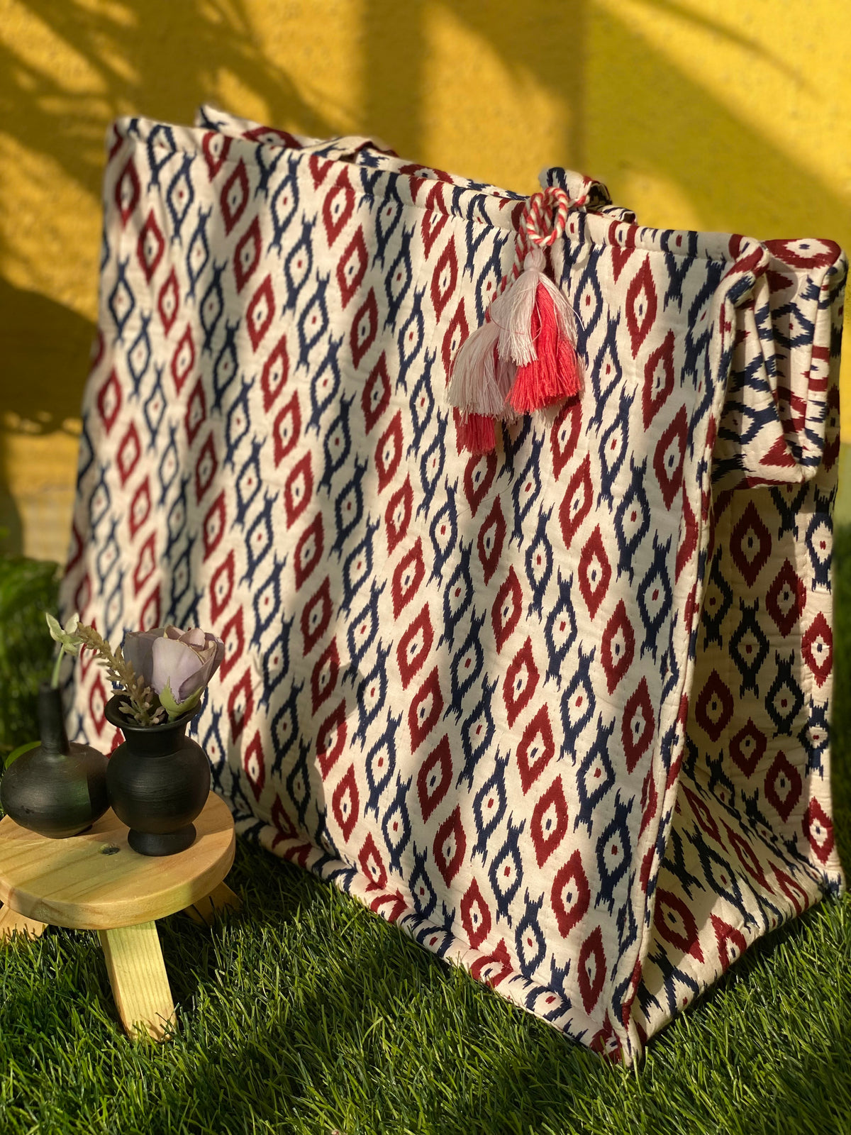 Ikkat Tote Bag