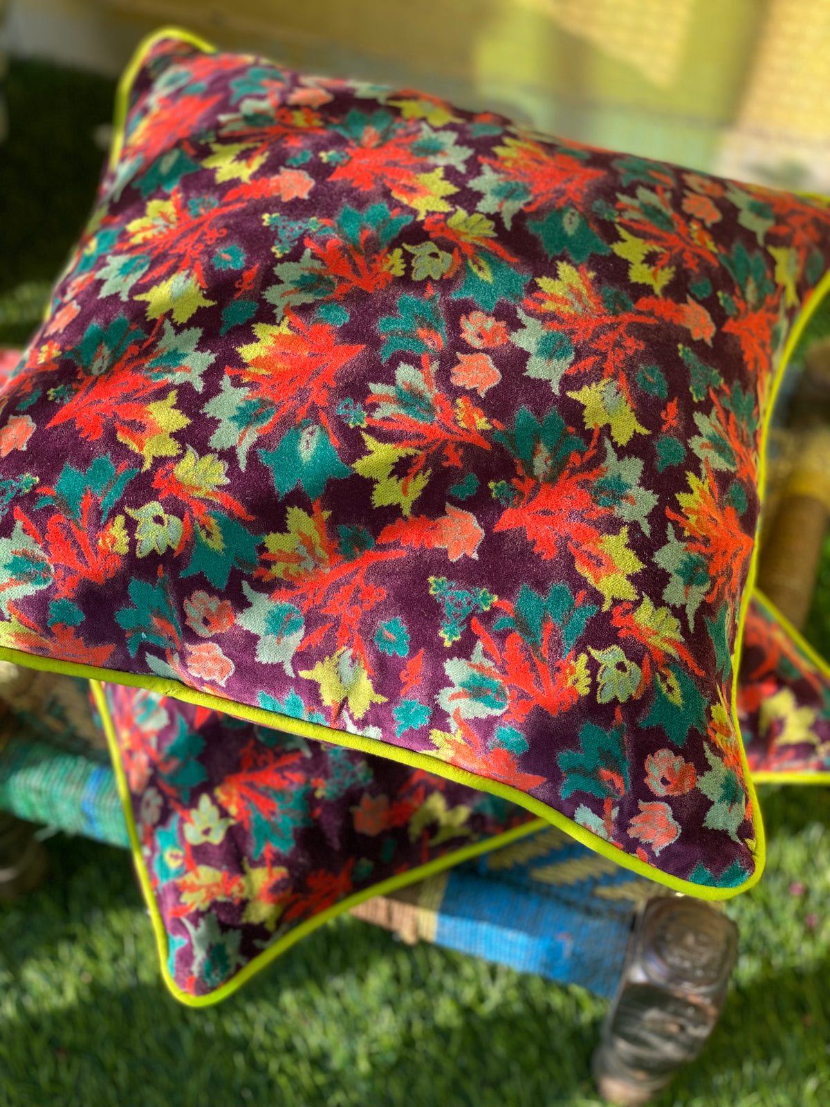 Chinar Velvet Cushion covers 16*16 inches