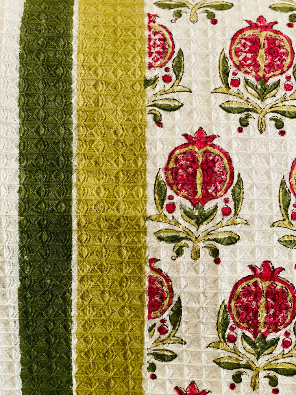 Pomegranate Waffle Towel
