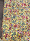 Yellow Floral Kantha Bedcover