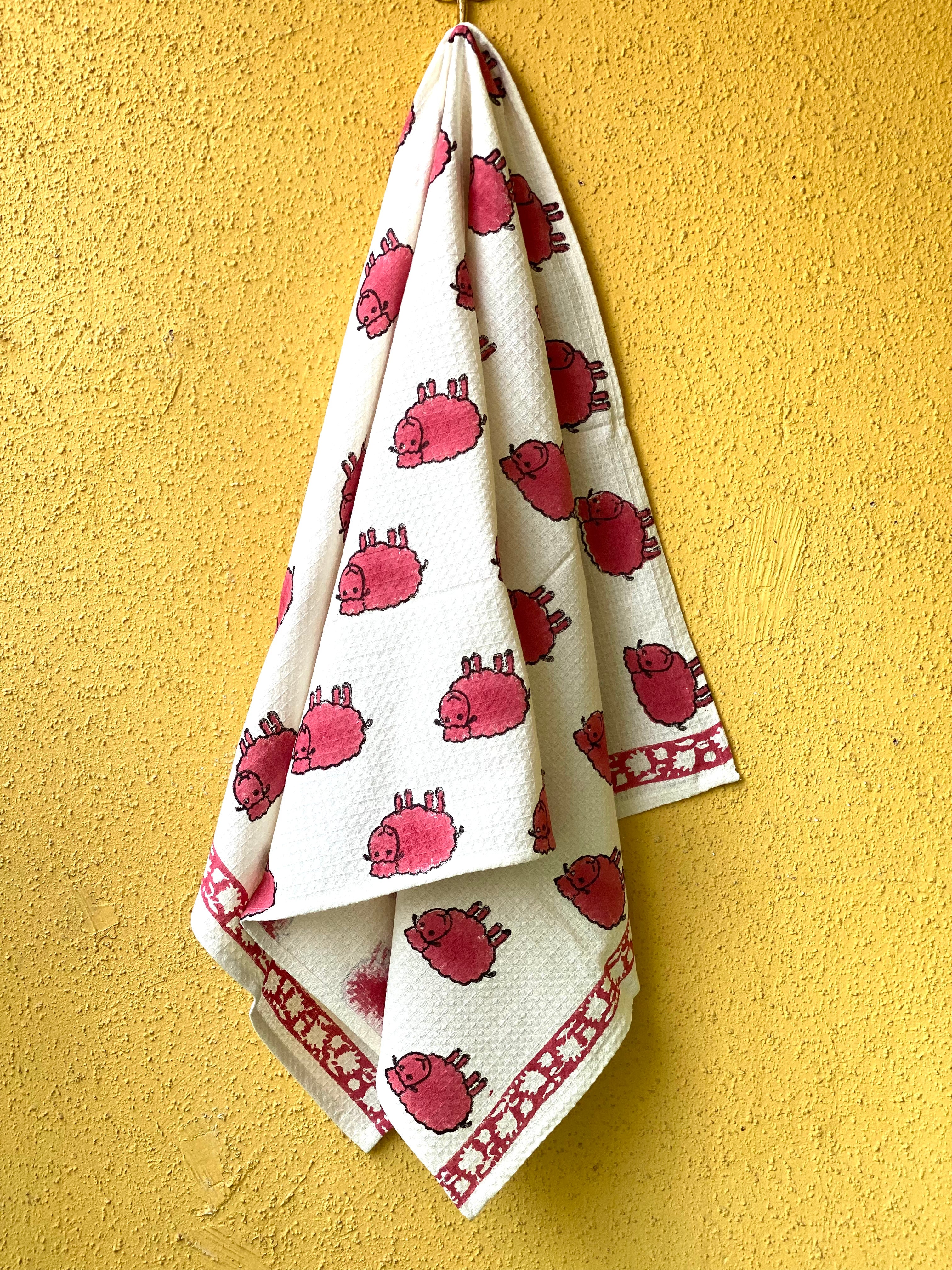 Red Sheep Kids Towel