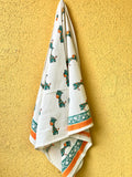 Giraffe Waffle Kids Towel