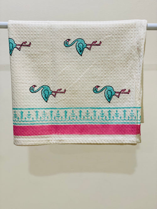 Flamingo print Kids Towel