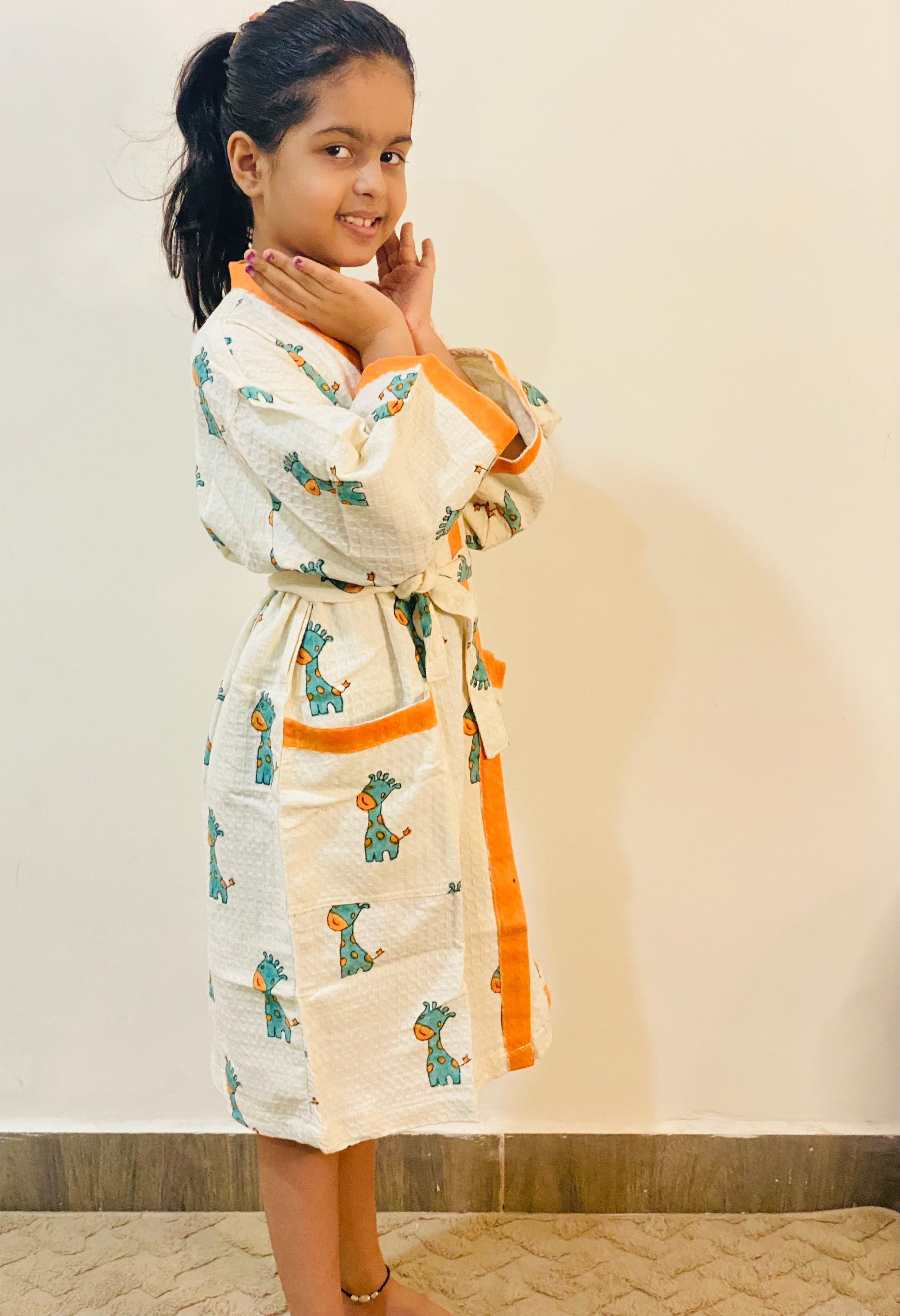 Green Jerry Kids Bathrobe