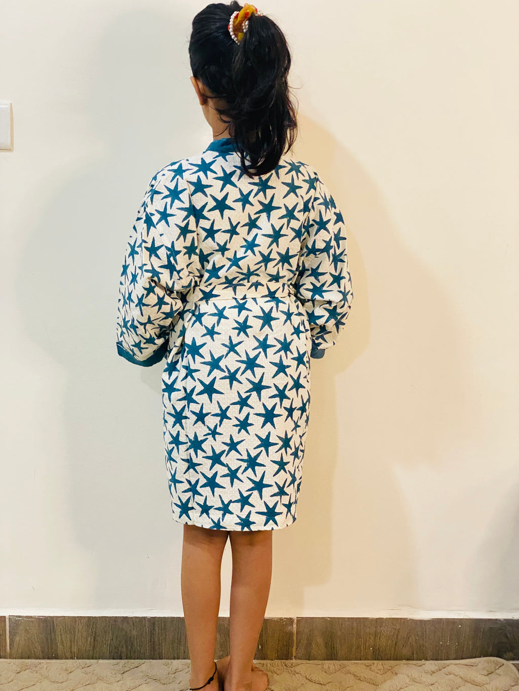 Blue Star Kids bathrobe